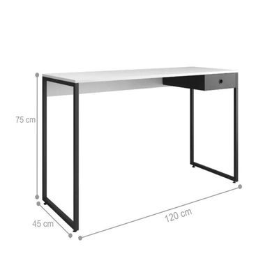 Conjunto De Escritório Colmi Branco Preto