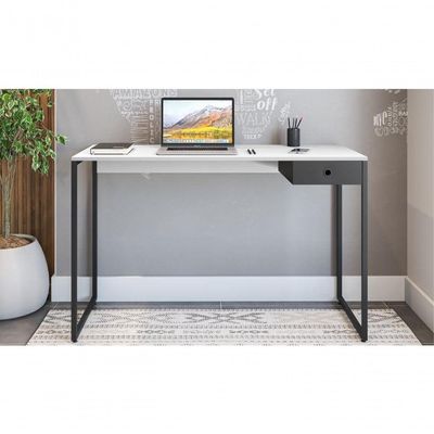 Conjunto De Escritório Colmi Branco Preto