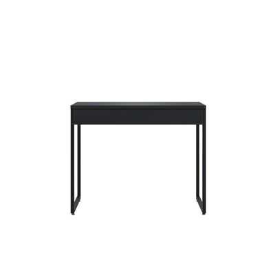 Conjunto De Armario Semi-aberto E Mesa Hektor Preto