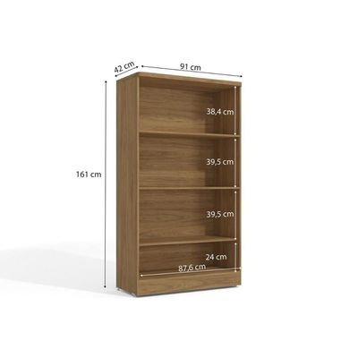 Estante De Escritório 1012a 2 Portas C/ Chave Itapuã - Kappesberg