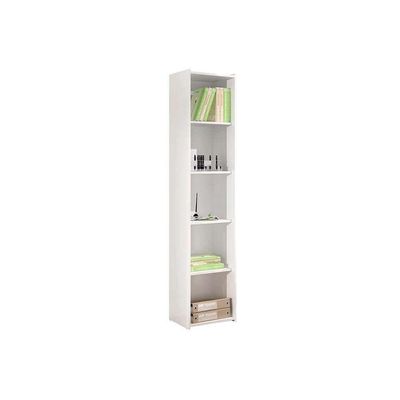 Estante Livreiro Solteiro Esm206 C/ 4 Prateleiras Branco - Movelbento