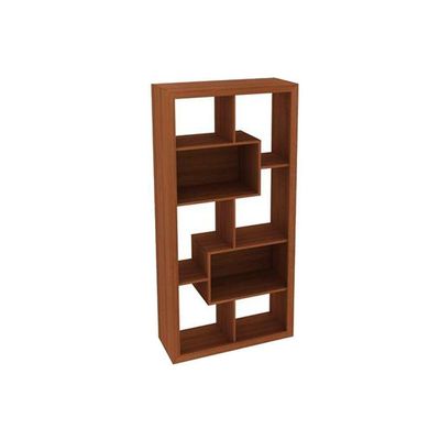 Estante Livreiro Solteiro E1712 C/ 2 Nichos Amêndoa - Tecno Mobili