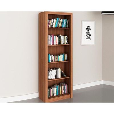 Estante Livreiro Casal Me4104 C/ 4 Prateleiras Amêndoa - Tecno Mobili
