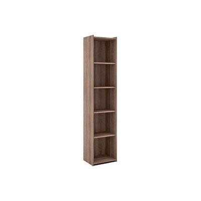 Estante Livreiro Solteiro Esm206 C/ 4 Prateleiras Rustico - Movelbento