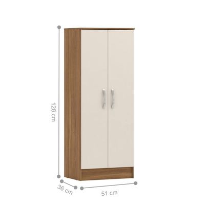Estante Multiuso 2 Portas Sage Amendola Off-white
