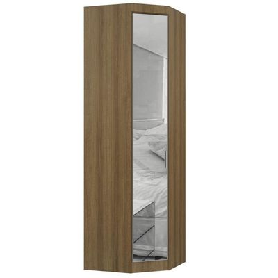 Modulo Guarda Roupa Canto Eucamoveis Paris 1 Porta C Espelho
