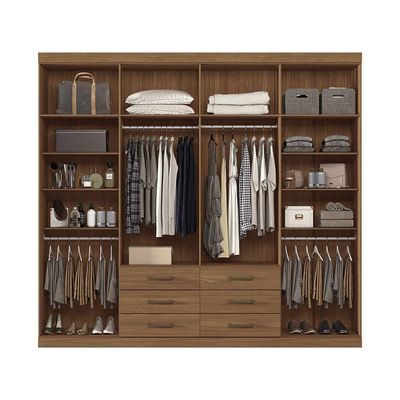 Guarda Roupa 8Portas E 6 Gavetas Havana Master Santos Andirá