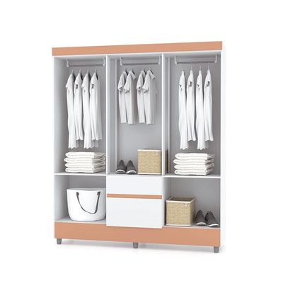 Roupeiro 6 Portas Miura Branco Camarim