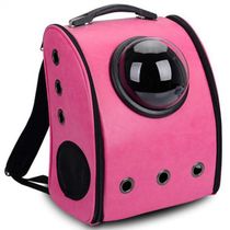 Mochila Astronauta Pet Gato Cachorro Rosa Lorben GT687P