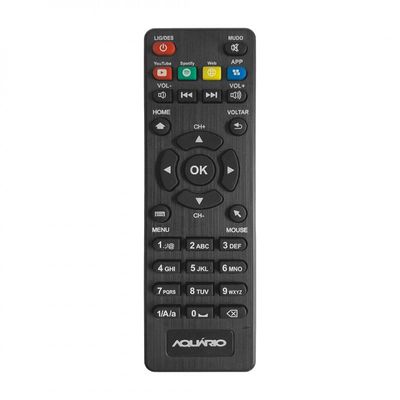 Controle Remoto V1 Aquario  para STV-2000 ACE-STV20-CNT