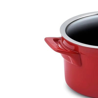 Jogo De Panelas Em Cerâmica Indução Clear Com 5 Peças Ceraflame Pomodoro