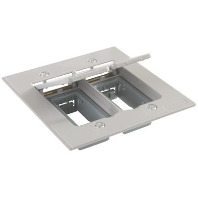 Tampa 2 Postos 4x4 para Piso Tramontina Modular Cinza