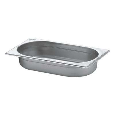 Cuba Tramontina 1/4 em Aço Inox sem Alças Profundidade 40 mm - Aço 430
