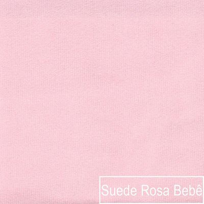 Kit Diva Recamier Azura 140cm Lado Esquerdo e 02 Poltronas Classic Suede Rosabebê