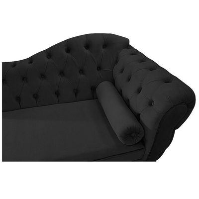 Diva Recamier Diana 185cm Lado Esquerdo Linho - Amarena Móveis Cor Cinzaescuro