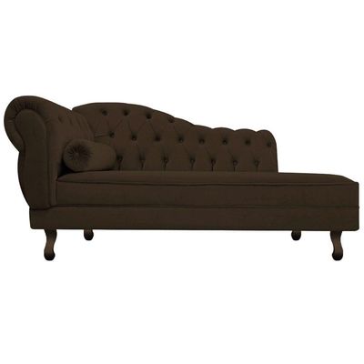 Diva Recamier Diana 130cm Lado Direito Corano - Amarena Móveis Cor Marrom