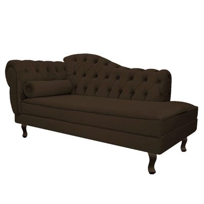 Diva Recamier Diana 130cm Lado Direito Corano - Amarena Móveis Cor Marrom