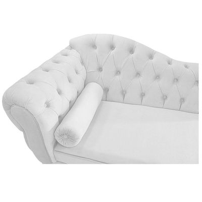 Diva Recamier Diana 130cm Lado Direito Corano - Amarena Móveis Cor Branco