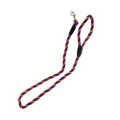 Coleira Guia Corda De Nylon Trançada Cachorro