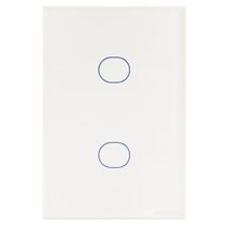 Interruptor Touch Wi-Fi Smart Tramontina Branco com 2 Canais