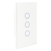 Interruptor Touch Wi-Fi Smart Tramontina Branco com 3 Canais