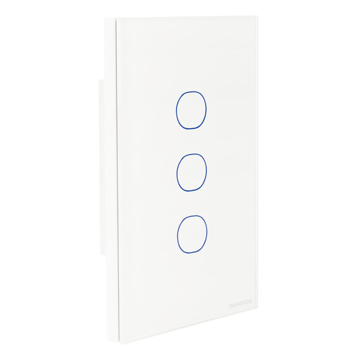 Interruptor Touch Wi-Fi Smart Tramontina Branco com 3 Canais