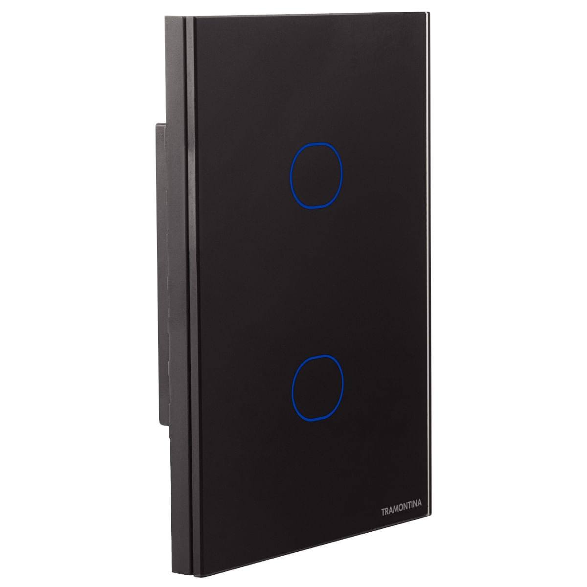 Interruptor Touch Wi-Fi Smart Tramontina Preto com 2 Canais