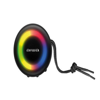 Caixa de Som Speaker AIWA SP-02 10W BT 16H IP65 RGB USB TWS Bivolt