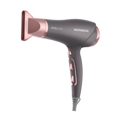 Secador de Cabelos Mondial Grafite/Rose - SCN-11 127V