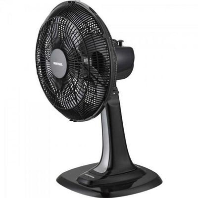 Ventilador De Mesa 30 Cm Com 6 Pas 220V Turbo 6 Preto/Cinza Ventisol 220v