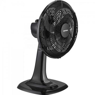 Ventilador De Mesa 30 Cm Com 6 Pas 220V Turbo 6 Preto/Cinza Ventisol 220v