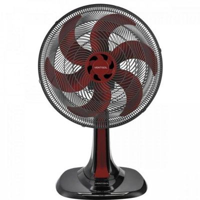 Ventilador De Mesa 30 Cm 127V Turbo6 Vermelho Ventisol 110v