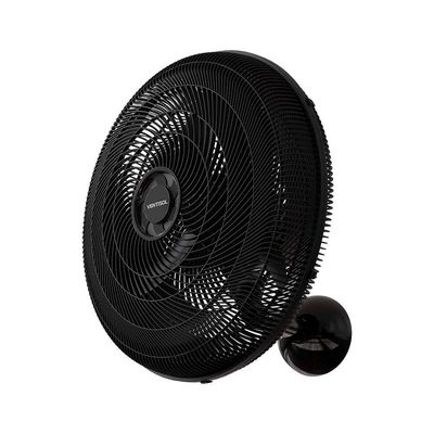Ventilador De Parede Oscilante 50cm Em Plástico Ventisol New Preto 127v 110v