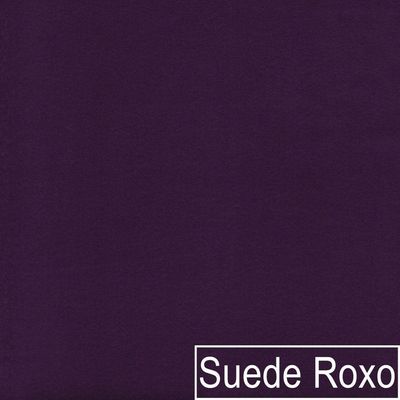 Kit Diva Recamier Azura 185Cm Lado Esquerdo E 02 Poltronas Classic Suede - Amarena Móveis Roxo