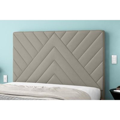 Cabeceira Cama Box Estofada Casal Casal Sky Plus Camurca - Simbal
