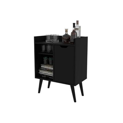 Aparador de Sala Jantar AP2310 1 Porta Amêndoa - Tecno Mobili