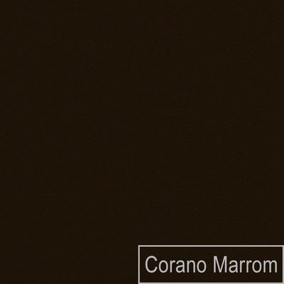 Kit Diva Recamier Diana 140cm Lado Direito E 02 Poltronas Classic Corano - Adj Decor Cor Marrom