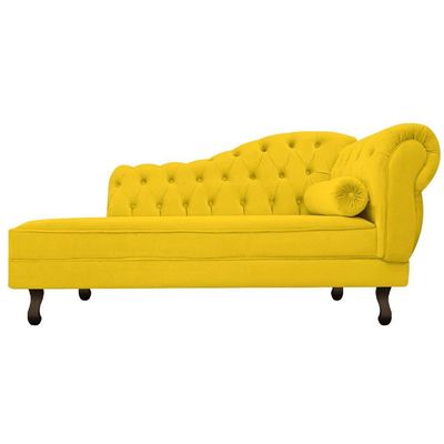 Diva Recamier Diana 160cm Lado Esquerdo Corano - Doce Sonho Móveis Bege