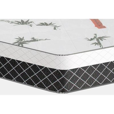 Cama Box Casal: Colchão Ortopédico Plumatex D28 Falcon Ultra Firme + Base CRC Suede Black(138x188)