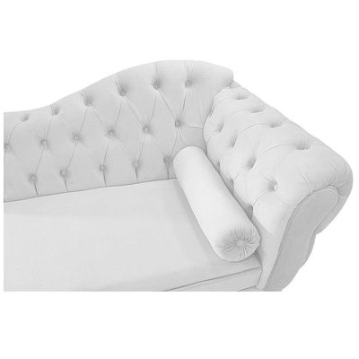 Diva Recamier Diana 130Cm Lado Esquerdo Corano - Doce Sonho Móveis Cor Branco
