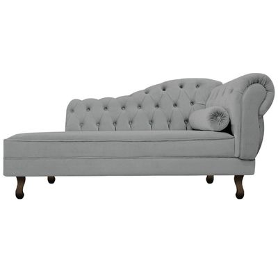 Diva Recamier Diana 130Cm Lado Esquerdo Corano - Doce Sonho Móveis Cor Branco