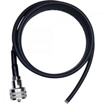 Kit Cabo PX50 5,5M com Conector UHF Macho B-3001 Preto Aquario