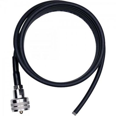 Kit Cabo PX50 5,5M com Conector UHF Macho B-3001 Preto Aquario
