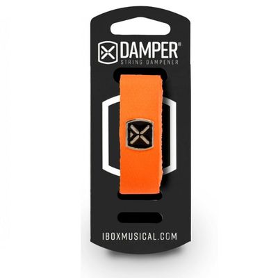 Damper IBOX em Poliester e TAG em Metal Laranja DTMD23