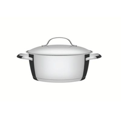 Jogo De Panelas 7 Peças + Fervedor Allegra Em Aço Inox Fundo Triplo Tramontina