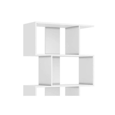 Estante Livreiro Casal ESM209 c/ 5 Nichos Oliva - Movelbento