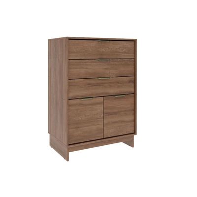 Cômoda Casal 1112 c/ 2 Portas e 3 Gavetas Freijo - Carraro