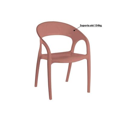 Kit 4 Cadeiras Sala Jantar Glass Plus UZ8004 4 Un Freijó/Suede Capuccino - Kappesberg