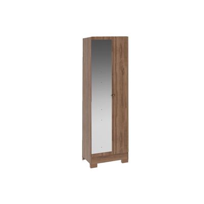 Armário Multiuso Casal 547 c/ 1 Porta c/ Espelho e Pés Freijo - Carraro