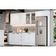 Armário Aéreo Cozinha Modulado Americana 1 Porta 40cm Cinza - Henn